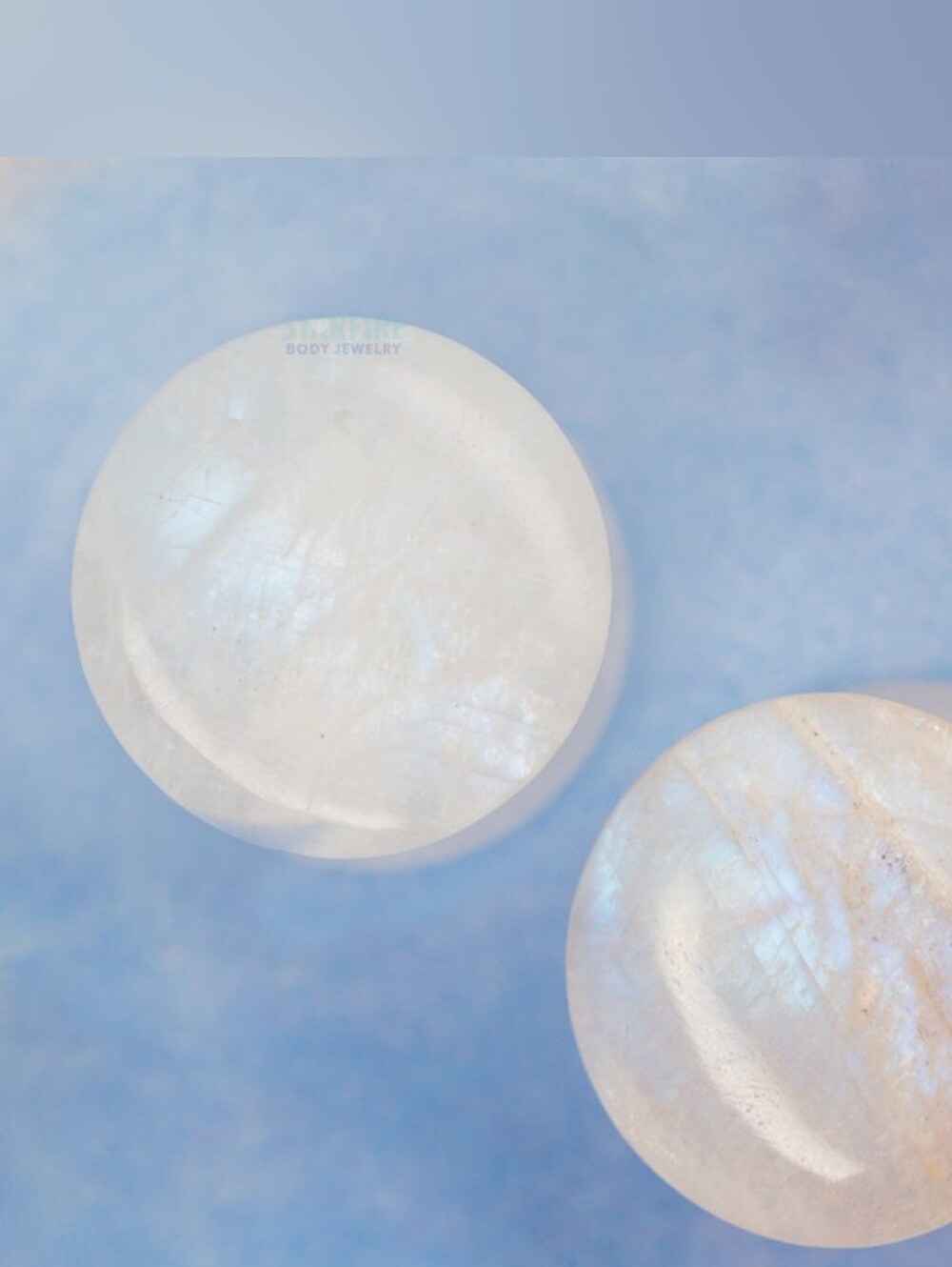Oracle Body Jewelry Stone Plugs - Moonstone